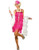Magenta Fifth Avenue Flapper Costume - Womens Medium -8-10-