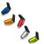 Xuper Mini Torch - Metallic - Pack of 5 Assorted - Single Jet Flame Windproof Butane Refillable Pocket Torch Lighter with Adjustable Flame and Automatic Safety Cap