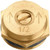 Orbit 2 Pack -4 Total Nozzles- 15 Foot Radius Spray Half Pattern Brass Sprinkler Nozzle Male Thread - 2 Pack