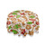 Vdsrup Christmas Cookies Gingerbread Round Tablecloth Winter Snowflakes Xmas Tree Ball Bell Circular Table Cloths Cover Washable Polyester Tabletop Runner for Kitchen Party Picnic Dining Decor 60