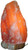 Himalayan Rock Salt Natural Crystal Lamp, 8.5 Inches Tall - Soft Calm Therapeutic Light - Unique Naturally Formed Salt Crystal Handcrafted Design On Onyx Marble Base - Table Lamp, Dark Orange Hue