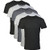 Gildan Men s Crew T-Shirt Multipack  Assorted Black Grey -4 Pack-  XX-Large