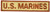 EagleEmblems PM0451 Patch-USMC Tab -Desert- -1.25x5.25  -