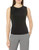 Calvin Klein Women s Pleat Neck Sleeveless Cami  Black  6