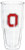 Tervis Ohio State University O Emblem Tumbler (Set of 2), 24 oz, Clear