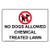 Lilyanaen New Metal Sign Aluminum Sign No Dogs Allowed Chemical Treated Lawn for Outdoor  and  Indoor 12 inch x 8 inch