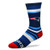 For Bare Feet NFL Rainbow Stripe Crew Socks - New England Patriots -Large -10-13--