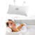 Eurobuy Spa Bath Pillow  Non-slip Bathtub Pillow Bath Cushion with 2 Suction Cups Head Neck Support