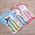 Dinnerware Baby Spoons Tableware Stainless Steel Children Flatware Feeding Forks Infant Cutlery Spoon for Baby Kid Utensils-Yellow