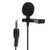 Richer-R Micro Mini lavalier Lapel Tie Clip-on  Multifunction Collar Clip Microphone for Mobile Phone Live Broadcast Recording Interview  for Belt Pack Mic System Voice Amplifier Teachers  Speakers