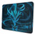 Blue Dragon Mouse Pad with Stitched Edge  Premium-Textured Gaming Mouse Mat  Non-Slip Rubber Base Mousepad for Laptop  Computer  and  PC  10.2x8.3x0.12 inch