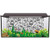 bybyhome Aquarium Background Decoration Floral Sketch Style Spring Season PVC Adhesive Static Cling Backdrop Decorative Paper L30 X H12 Inch