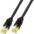 EFB Elektronik 1 m RJ45 1 m Black Network Cable  Network Cable RJ45 Patch Cable  RJ-45 RJ-45  Black-