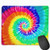 Gaming Mouse Pad Colorful Tie Dye Mice Pad Mat  Non-Slip Rubber Base Mousepad for Laptop Computer PC