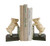 Creative Co-op Hand Painted Pig Shaped Cast Iron Bookends (Set of 2 Pieces)