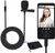 Mini Professional Lavalier Lapel Microphone Directivity Condenser Mic for iPhone 7 7 Plus 8 8 Plus 11 11 Pro  iPhone X XS XR  YouTube Vlogging Facebook Interview Livestream Video Recording -4.9ft-