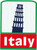 In travel stickers Italy Leaning Tower of Pisa travel seal ~ suitcase tablet PC