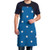 KZEMATLI Baseballs Dodger Blue Waterproof Oxford Cloth -Polyester- Apron?Chemical Resistant -Adjustable -Best for Dishwashing  Cooking? Lab Work