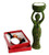 Nurturing Goddess Statue and Tealight Candles Holder Includes 2 Tealights and 3 Assorted Healing Stones in a Drawstring Velvet Pouch bundle by Imprints Plus (32438)