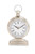 Deco 79 27552 Aluminum Table Clock 5" W, 9" H