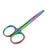 LAJA IMPORTS Multi Titanium Color Rainbow Stitch Scissors 3.5 inch Stainless Steel