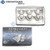 OdontoMed2011 Set of 6 Pieces Dental Impression Trays Set Solid Denture Instruments Stainless Steel ODM