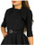 BlackButterfly Tailored 3 4 Sleeve Bolero -Black  US 12-