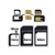 BisLinks Nano Sim Adapter - Nano Sim Card to Micro Sim - Standard Sim Adapter for iPhone 5 4S 4