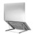 Laptop Stand  Laptop Holder Height Angle Adjustable Portable Foldable Laptop Riser Ergonomic Laptop Lift Universal Lightweight Ventilated Notebook Stand  Compatible with 10-15.6 inch Laptop  Silver