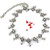 ERAWAN Women Anklet Silver Bead Chain Ankle Bracelet Barefoot Sandal Summer Beach Foot ERAWAN Women Anklet Silver Bead Chain Ankle Bracelet Barefoot Sandal Summer Beach Foot