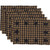 VHC Brands Classic Country Primitive Tabletop & Kitchen - Star Blue Placemat Set of 6, Navy