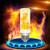 LED Flicker Flame Light Bulb Simulated Burn Fire Effect Festival Party Decor E27