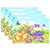 Wamika Happy Easter Bunny Eggs Basket Lilies Flowers Placemats Set of 4 Easter Rabbit Eggs Spring Butterfly Summer Table Place Mat for Dining Kitchen Non-Slip Heat Resistant 12 inch x 18 inch Decoration