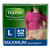 Depend FIT-FLEX Incontinence Underwear for Women, Maximum Absorbency, L, Tan, 52 Count (Packaging may vary)