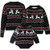 Simplee kids Ugly Christmas Sweater Family Matching Outfits for Holiday Party Knitted Black Pullover for Winter 5-6T Kids