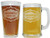 Grandpa's Sippy Cup Beer Mug and Pint Glass Gift Set - 15oz Engraved Beer Mug with 16oz Pint Glass-Permanently Etched - Fun & Unique Gift!