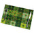 PrelerDIY St.Patricks Day Clover Checkered Placemats Set of 6 Heat Insulation Stain Resistant Non Slip Washable Table Mats Kitchen Dining Table Decoration 18x12 inches