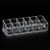 GUAngqi Clear Lipstick Holder Stand Display Cosmetic Makeup Organizer Case with 12 Lattice