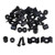 5 Sets Guitar String Trees String Retainer Guides Compatible with Electric Guitar Bass Parts Replacement Black
