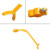 IWEING Golf Swing Training Aid Corrector Golf Swing Beginner Trainer Gesture Corrector Wrist Arm Control Training Tool