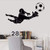 TIANSINIAO Sport Wall Sticker Removable Soccer Goalkeeper Player Wall Decal Kids Boys Room Decor Vinyl Sports Art Mural Wall Sticker 38CmX69Cm