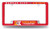 Kansas City Chiefs 2X Super Bowl Champions EZ View All Over Design Metal License Plate Frame Chrome Tag Cover Football Kansas City Chiefs 2X Super Bowl Champions EZ View All Over Design Metal License Plate Frame Chrome Tag Cover Football