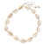UEUC Shell and Pearl Choker Necklace White Natural Cowrie Beach Necklace and Bracelet and Anklet  Hawaiian Surfer Shell Necklace for Vacation