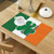 St. Patrick s Day Placemats for Dining Table Set of 4 St. Patrick s Day Irish Flag with Lucky Clover Table Placemats Dining Placemats Non-Slip for Kitchen Washable Burlap Heat Resistant Table Mats