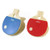 Spring-Loaded Table Tennis Bat Shape File Binder Clips  4 Pieces by Ucland