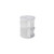 360 degree Rotating Makeup Organizer Adjustable Multi Function Cosmetic Brush Holder Jewelry Makeup Cosmetic Storage Box white