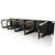 C2G 03745 2U (3.5 Inch) Cable Management Panel with 5 D-Rings, Black