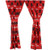 College Covers Nebraska Cornhuskers Printed Curtain Panels, 42" x 63"
