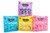 Marshmallow Peep Bunnies Easter Colors - 4 Packs of 8 - Yellow  Lavender  Pink  and Blue Bunnies - Old Fashioned Candy - Retro Treats for Easter Baskets and Decorations