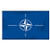 3X5 Nato Nato Flag 3 X5  House Banner Brass Grommets Super Polyester Premium
